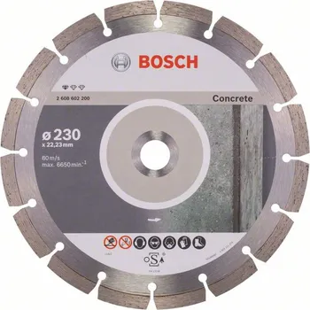 Příslušenství k brusce Kotouč dělící diamantový Bosch Standard for Concrete 230 mm 2608602200