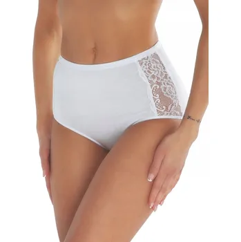 Kalhotky LEPTIR Dámské KALHOTKY F-MX-80-01 BÍLÉ 3XL