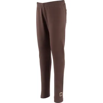 Dívčí legíny s motivem jetele, tmavě hnědé, Tup Tup, vel. 146