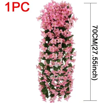 umělá květina Umělé závěsné květiny | dekorace - Malá světle růžová