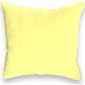Polštář Dekorační povlak na polštář 50x50 cm Žlutý