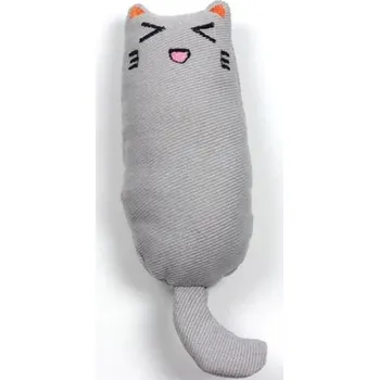 Hračka pro kočku Plyšová hračka pro kočky s catnipem | chovatelský doplněk - Šedá