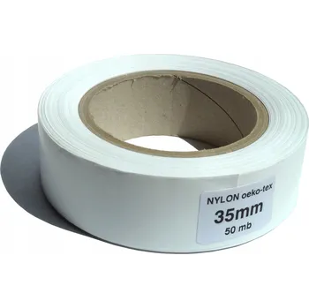 Lepicí páska Nylonová popruhová páska 35 mm / 50 m, nylonové štítky, visačky