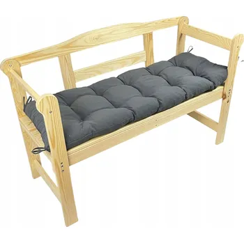 Podsedák Polštář na zahradní lavičku Poduška Zahradní paletová lavička GRAFIT 120 cm