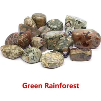 Přírodní kámen Leštěný přírodní křišťál | dekorace | minerál - Zelený deštný prales , 500 g