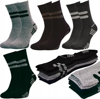 Pánské ponožky 4x Pánské zimní Ponožky Teplé pracovní termo Ponožky 43-46
