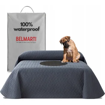 Prostěradlo Přehoz Belmarti polyester 200 cm x 130 cm šedý