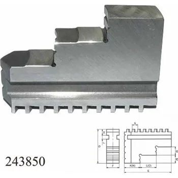 Příslušenstí k soustruhu Standardní čelist - tvrdá vnitřní 315/3-2