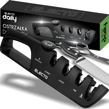 BROUSEK NA KUCHYŇSKÉ NOŽE A NŮŽKY BROUSEK 4v1 REGULACE ÚHLU 14°–24°