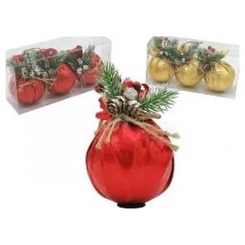 Hra na zahradu Bombka stroik 3szt MIX