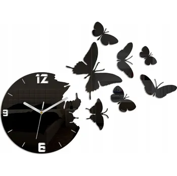 Hodiny Nástěnné hodiny ModernClock černé 60 cm