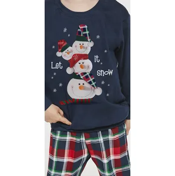 Chlapecké pyžamo Pyžamo Cornette 593/154 Sněhulák 2 velikost 110-116