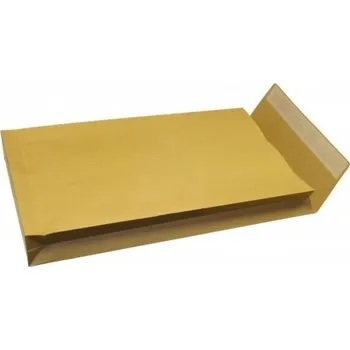 Obálka Obálka B4 bez okénka, poštovní obálka, rozšiřitelná kurýrní obálka bílá