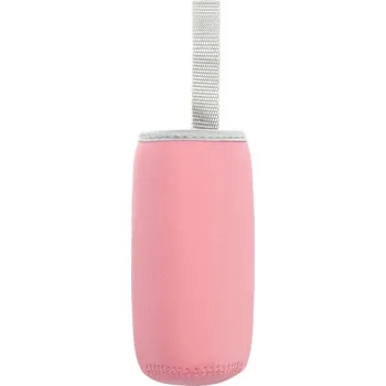 Neoprenový termo obal na láhev | pouzdro - Růžový , 420 ml
