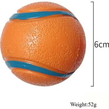 Hračka pro psa Odolný pískací míček pro psy | hračka | psí potřeby - 6 cm