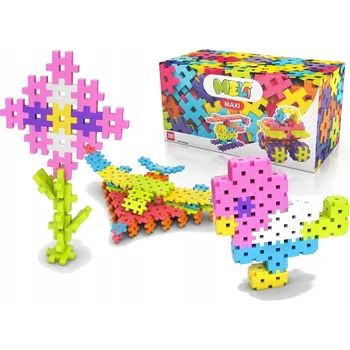 ostatní stavebnice Velké vaflové stavební Stavebnice 100 dílků 12M+ Meli