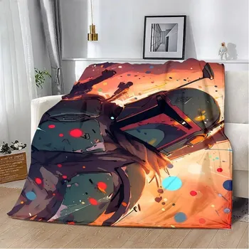 deka Stylová deka na cesty s ,motivem Hvězdných válek | deka, přikrývka Star Wars - 9 , 150x200CM