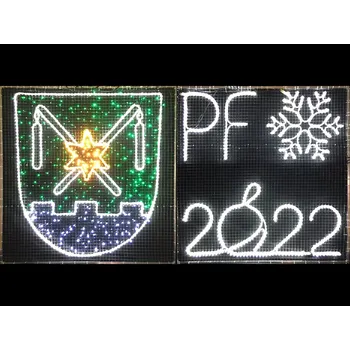 Vánoční světelná dekorace MC-DECO LED světelné PF 2026 - barevné s výplní