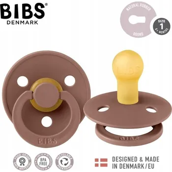 dudlíky Kulatý gumový Dudlík Bibs 0 +