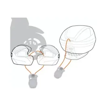 Zámek na kolo KS220 - univerzální lankový zámek KAPPA