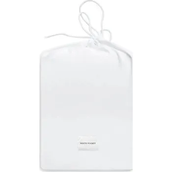 Prostěradlo Prostěradlo s gumou White Pocket jersey 140 x 200 cm