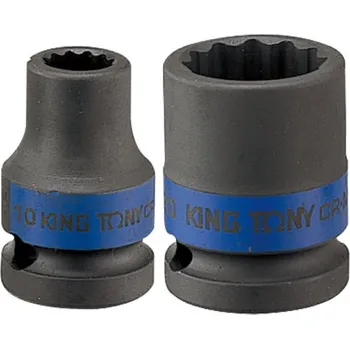 Gola hlavice Hlavice nástrčná rázová extra lehká King Tony 3/4 CrMo 12 hran, 22 mm 651022M