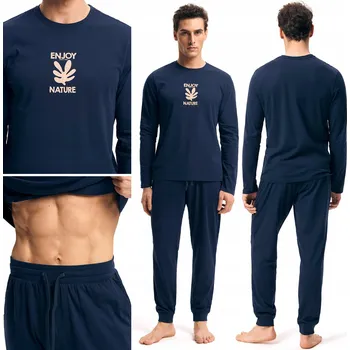 Pánské pyžamo Pánské pyžamo Level Henderson | tmavě modré M