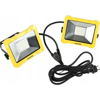 DVOJITÁ úsporná LED DÍLENSKÁ LAMPA REFLEKTOR dlouhý kabel 2x 30W