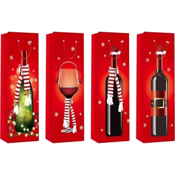 Dárková taška VÁNOČNÍ DÁRKOVÁ TAŠKA WK 22403 W&K 12X9X35 CM - HIT