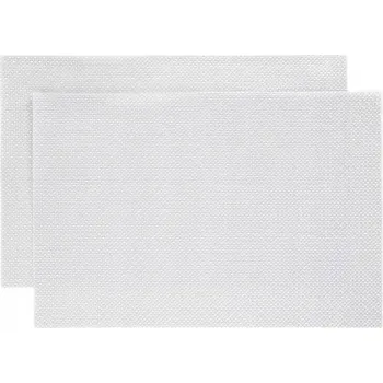 prostírání Prostírání na stůl GLAMO stříbrné, sada 2 ks 30x45 cm HOMLA