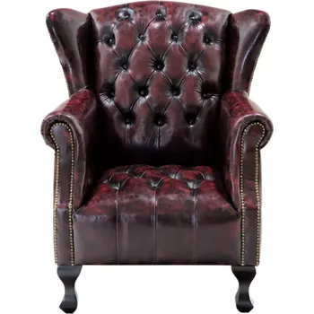 Křeslo Kožené křeslo Chesterfield