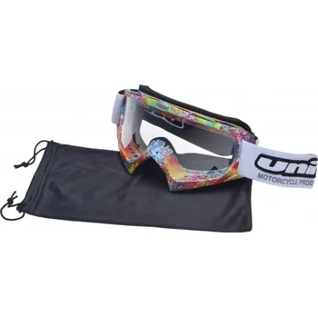 Motocyklové brýle UNIT motokrosové brýle, enduro, na koloběžku č.18 multicolor