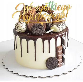 Jedlá dekorace na dort VŠECHNO NEJLEPŠÍ K DEKORACE NA DORT ZÁPICH