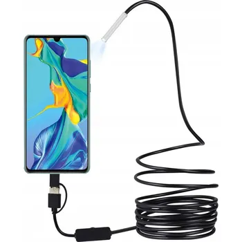 Datový kabel Inskam 107 USB-C/MicroUSB/USB endoskop 3,9mm, 720p, 10m pevný kabel