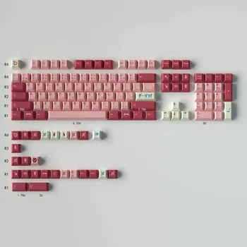 Klávesnice Mechanická klávesnice - Krytky kláves PBT - 129 ks GMK Cherry - Darling