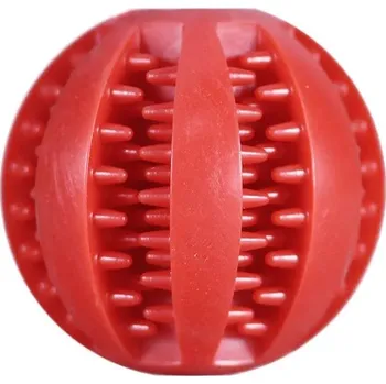 Hračka pro psa Gumový míček pro psy na pamlsky | hračka | doplněk - Červený , M 6 cm
