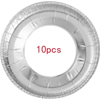 Příslušenství pro sporák Hliníková ochrana sporáku 10 ks | podložka | fólie - 10 ks kulatých