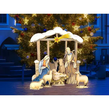 Betlém 2D betlémem v životní velikosti 2, 270 x 270 cm