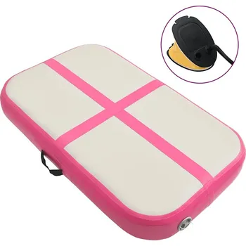 vidaXL Nafukovací žíněnka s pumpou 60 x 100 x 10 cm PVC [92650] Barva: Růžová