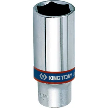 Gola hlavice Hlavice nástrčná prodloužená King Tony 3/8 CrV 6 hran, 10 mm 323510M