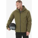 WEDZE Pánská hřejivá a nepromokavá lyžařská a snowboardová bunda 500 S ZELENÁ