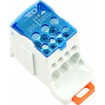 Rozvaděč ROZDĚLOVACÍ BLOK SVORKOVNICE NA LIŠTU - 25 80A XBS