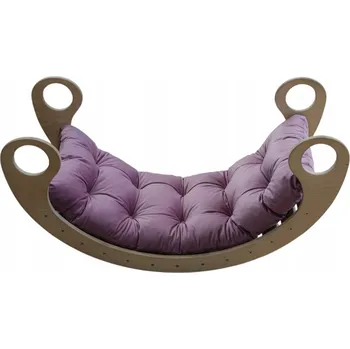 Polštář Houpačka polštář Montessori Polštář Pudrová Růžová pro děti S