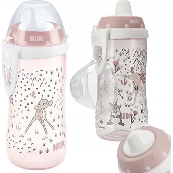 Kojenecká láhev NUK Disney BAMBI hrníček KIDDY CUP s tvrdým pítkem