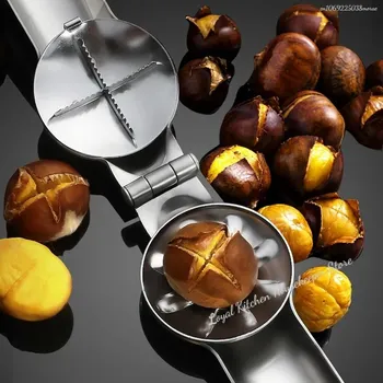 Louskáček Nerezový louskáček na ořechy 2v1 | kuchyňský nástroj