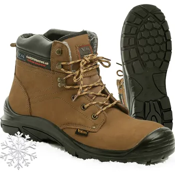 Pracovní oblečení Zateplené pracovní boty VM Footwear hnědé O2, velikost 43