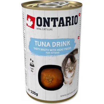 Krmivo pro kočku ONTARIO Kitten Drink s tuňákem 135g nápoj pro koťata