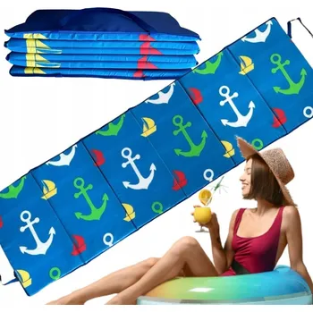 Plážová podložka PLÁŽOVÁ PODLOŽKA na kamenité pláže SKLÁDACÍ velká PLACHETNICE