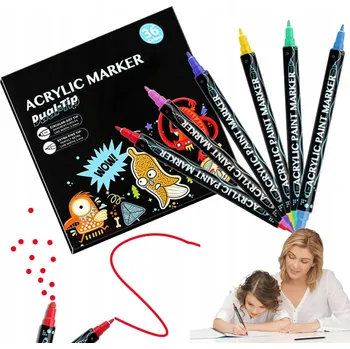 AKRYLOVÉ FIXY , FIXY POPISOVAČE na MALOVÁNÍ |36