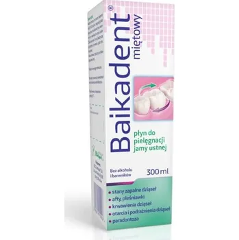 Ústní voda Baikadent Ústní voda s mátou, na afty a moučnivku, 300 ml